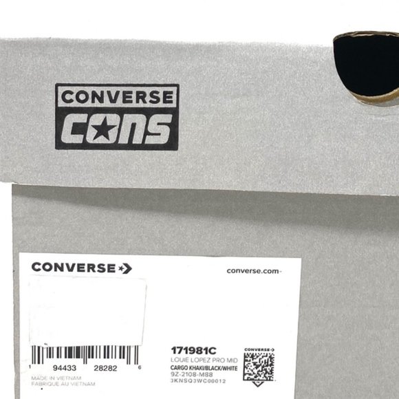 Converse Louie Lopez Pro Shoes Women's Size Suede Khaki Mid Top Casual 171981C - Picture 2 of 11